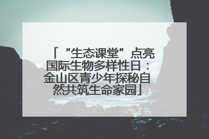 “生态课堂”点亮国际生物多样性日：金山区青少年探秘自然共筑生命家园