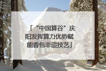 “中国算谷”庆阳发挥算力优势赋能香包非遗技艺