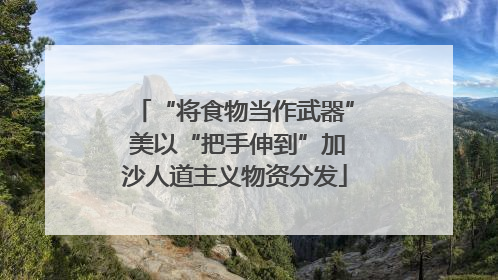 “将食物当作武器” 美以“把手伸到”加沙人道主义物资分发