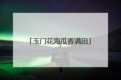 玉门花海瓜香满田