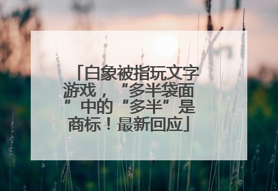 白象被指玩文字游戏，“多半袋面”中的“多半”是商标！最新回应