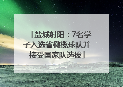 盐城射阳：7名学子入选省橄榄球队并接受国家队选拔