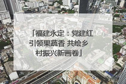 福建永定：党建红引领果蔬香 共绘乡村振兴新画卷