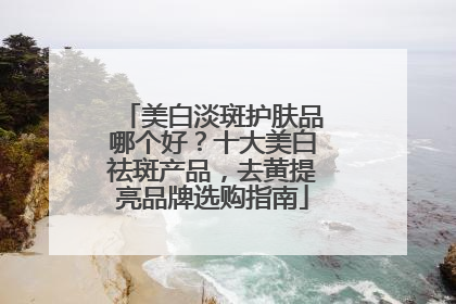 美白淡斑护肤品哪个好？十大美白祛斑产品，去黄提亮品牌选购指南