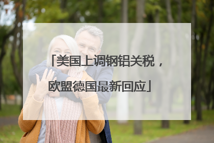 美国上调钢铝关税,欧盟德国最新回应