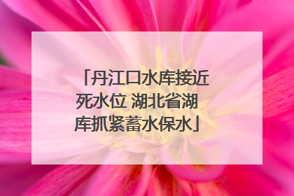 丹江口水库接近死水位 湖北省湖库抓紧蓄水保水