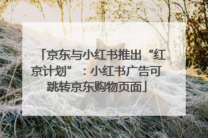 京东与小红书推出“红京计划”：小红书广告可跳转京东购物页面