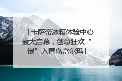 卡萨帝冰箱体验中心盛大启幕，创意狂欢“嵌”入青岛富尔玛