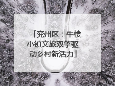兖州区：牛楼小镇文旅双擎驱动乡村新活力