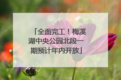 全面完工！梅溪湖中央公园北段一期预计年内开放