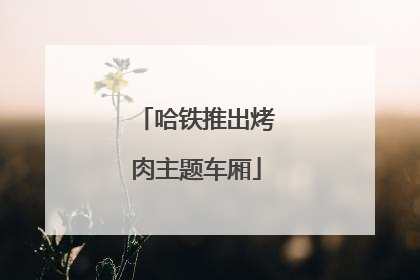 哈铁推出烤肉主题车厢