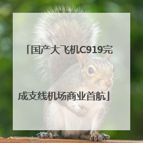 国产大飞机C919完成支线机场商业首航