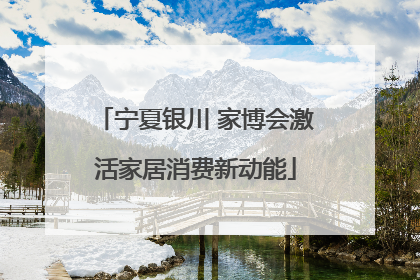 宁夏银川 家博会激活家居消费新动能