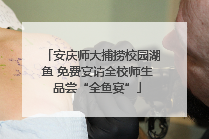 安庆师大捕捞校园湖鱼 免费宴请全校师生品尝“全鱼宴”