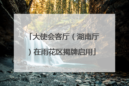 大使会客厅（湖南厅）在雨花区揭牌启用