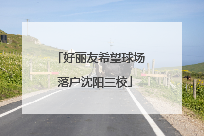好丽友希望球场落户沈阳三校