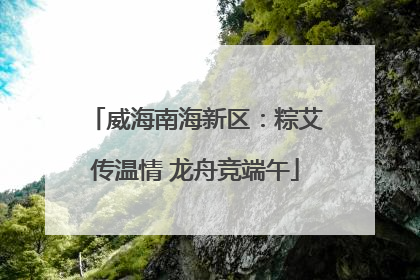 威海南海新区：粽艾传温情 龙舟竞端午