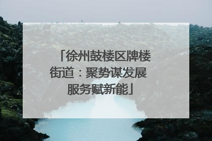 徐州鼓楼区牌楼街道：聚势谋发展 服务赋新能