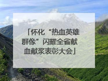 怀化“热血英雄群像”闪耀全省献血献浆表彰大会