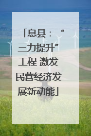 息县：“三力提升”工程 激发民营经济发展新动能