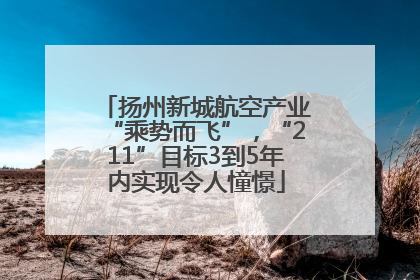 扬州新城航空产业“乘势而飞”，“211”目标3到5年内实现令人憧憬