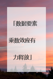 数据要素乘数效应有力释放