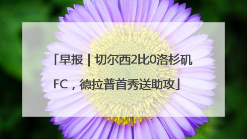早报｜切尔西2比0洛杉矶FC，德拉普首秀送助攻