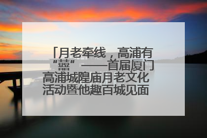 月老牵线，高浦有“囍”——首届厦门高浦城隍庙月老文化活动暨他趣百城见面会隆重举办