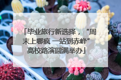 毕业旅行新选择，“周末上哪疯 一站到赤峰”高校路演圆满举办