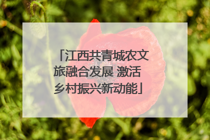 江西共青城农文旅融合发展 激活乡村振兴新动能