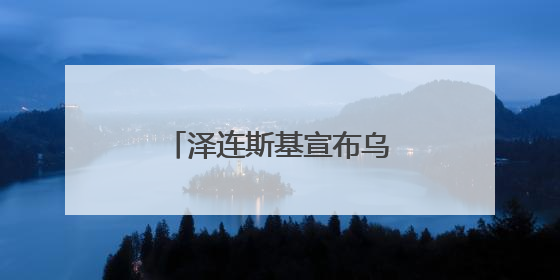 泽连斯基宣布乌军队人事变动