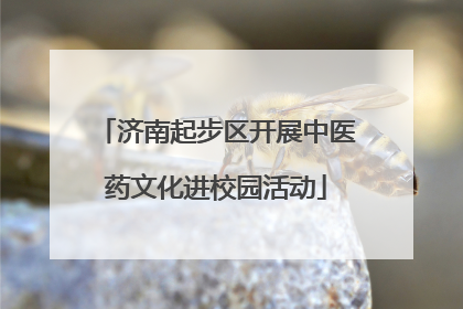 济南起步区开展中医药文化进校园活动