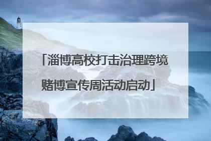 淄博高校打击治理跨境赌博宣传周活动启动