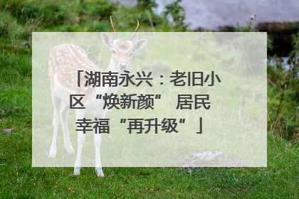 湖南永兴：老旧小区“焕新颜” 居民幸福“再升级”