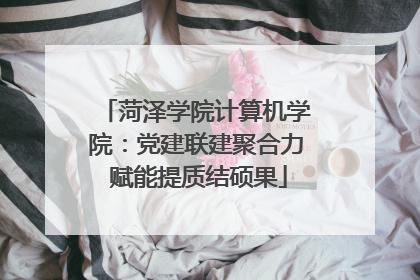 菏泽学院计算机学院：党建联建聚合力 赋能提质结硕果