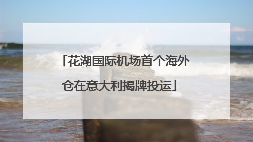花湖国际机场首个海外仓在意大利揭牌投运