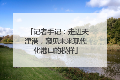 记者手记：走进天津港，窥见未来现代化港口的模样