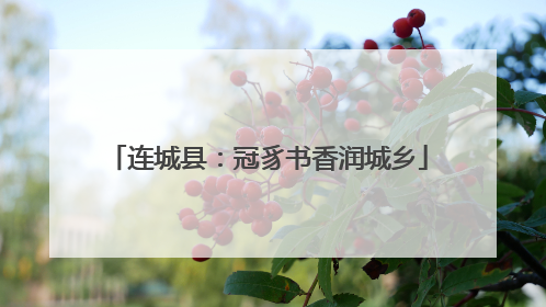 连城县：冠豸书香润城乡