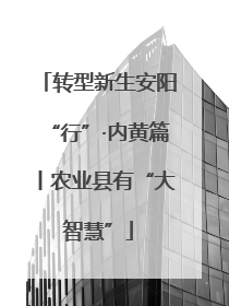 转型新生安阳“行”·内黄篇丨农业县有“大智慧”