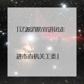 辽源消防宣讲团走进市直机关工委