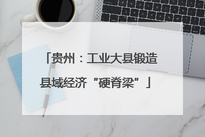 贵州：工业大县锻造县域经济“硬脊梁”