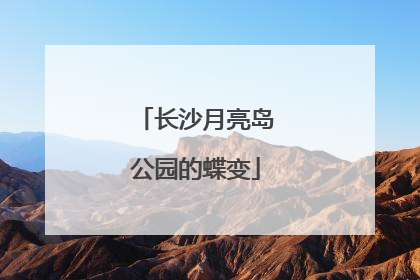 长沙月亮岛公园的蝶变