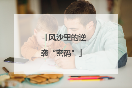 风沙里的逆袭“密码”