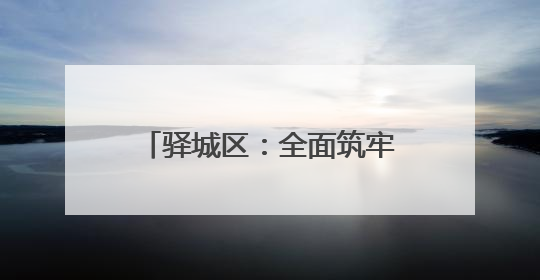 驿城区：全面筑牢防汛“安全网”