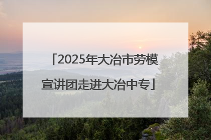 2025年大冶市劳模宣讲团走进大冶中专