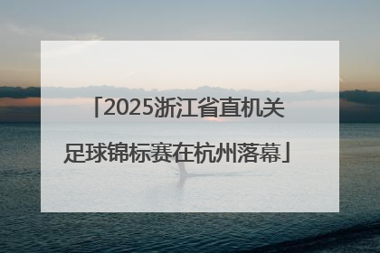 2025浙江省直机关足球锦标赛在杭州落幕