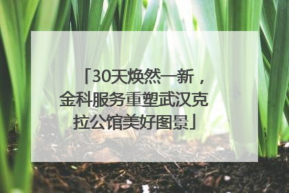 30天焕然一新，金科服务重塑武汉克拉公馆美好图景
